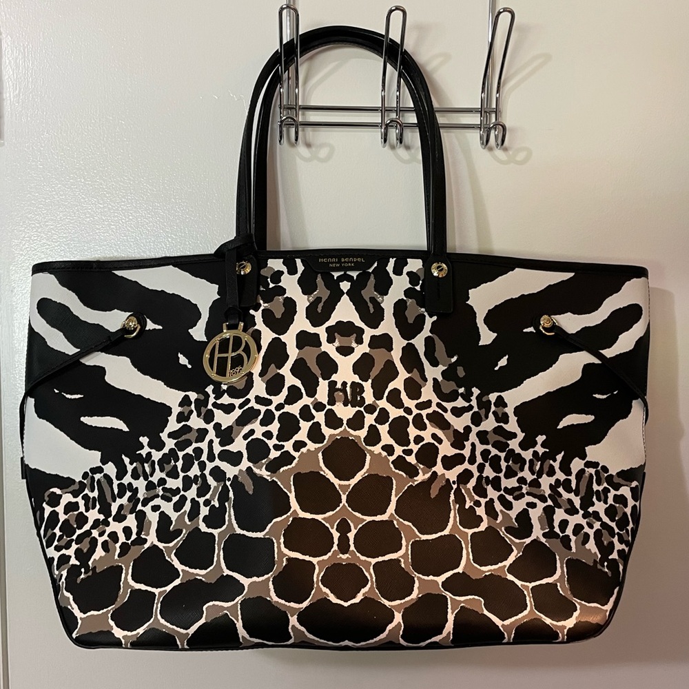 Henri Bendel Animal Print Tote Bag